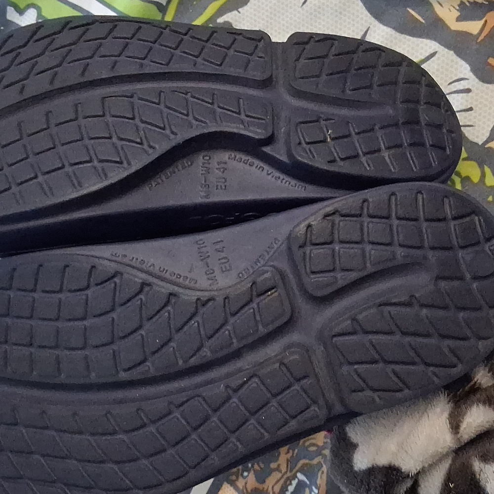 Oofos Blue Slide Sandals - Picture 2 of 2